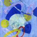 Toss and Turn 14, 10 x 8 image, Monoprint with stencil
SOLD 